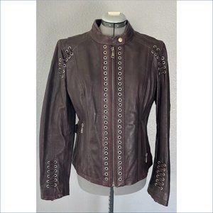 Wilson's Leather - Purple Leather Jacket